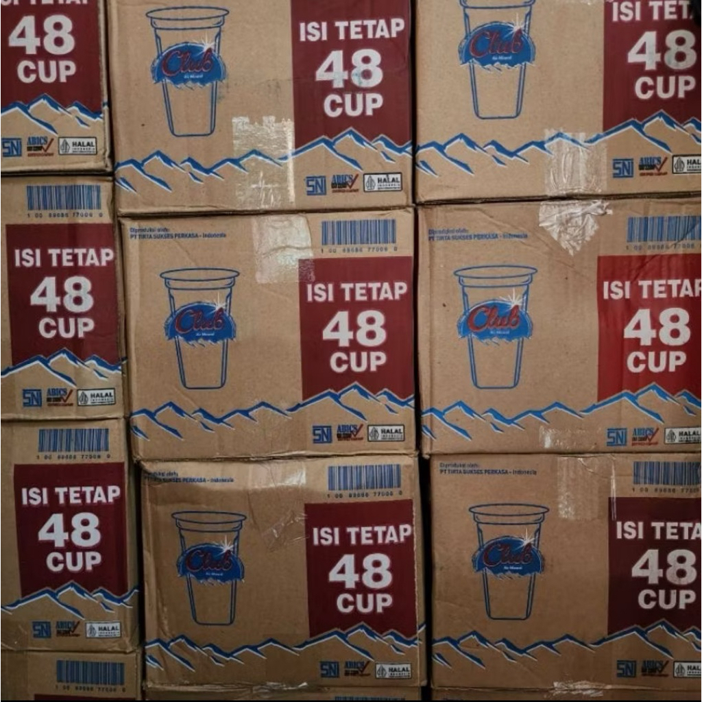 

Club Air Mineral Gelas 220 ml 1 Karton isi 48 pcs