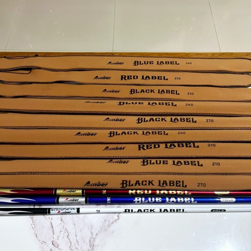 TEGEK / POLE AMBER BLACK/RED/BLUE LABEL 210/240/270