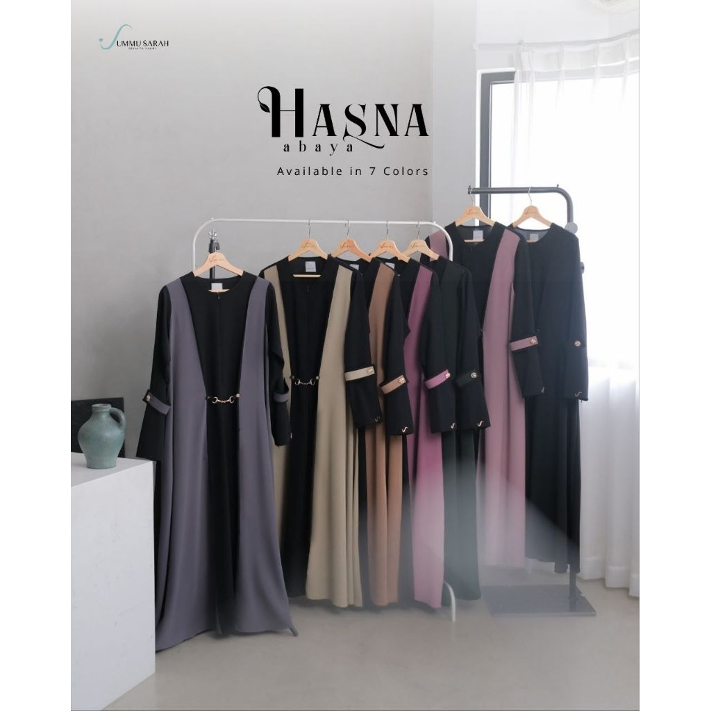 HASNA SERIES ABAYA BY UMMU SARAH | ABAYA UMMU SARAH TERBARU | ABAYA PREMIUM | GAMIS PREMIUM TERBARU 