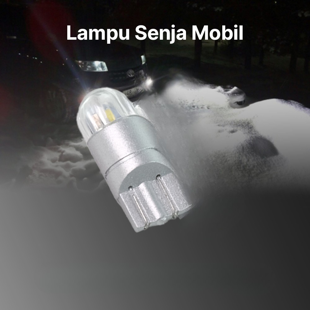 Lampu Senja Mobil LED Putih – Super Terang, Tahan Lama, Plug & Play