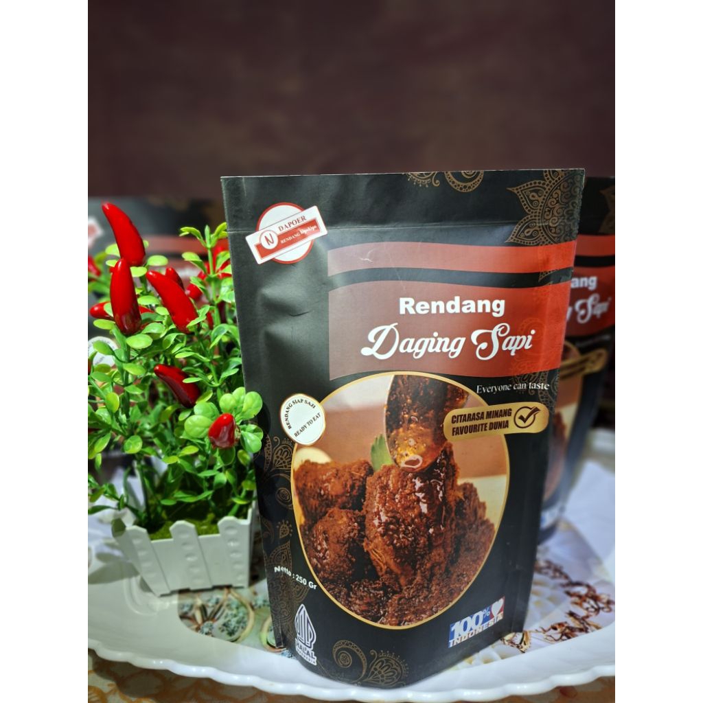

Rendang Nyonya/Rendang asli Minang masakan Padang 250gr