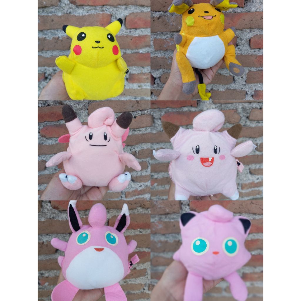 BONEKA POKEMON/BONEKA POKEMON BOLAK BALIK/BONEKA BOLA POKEMON