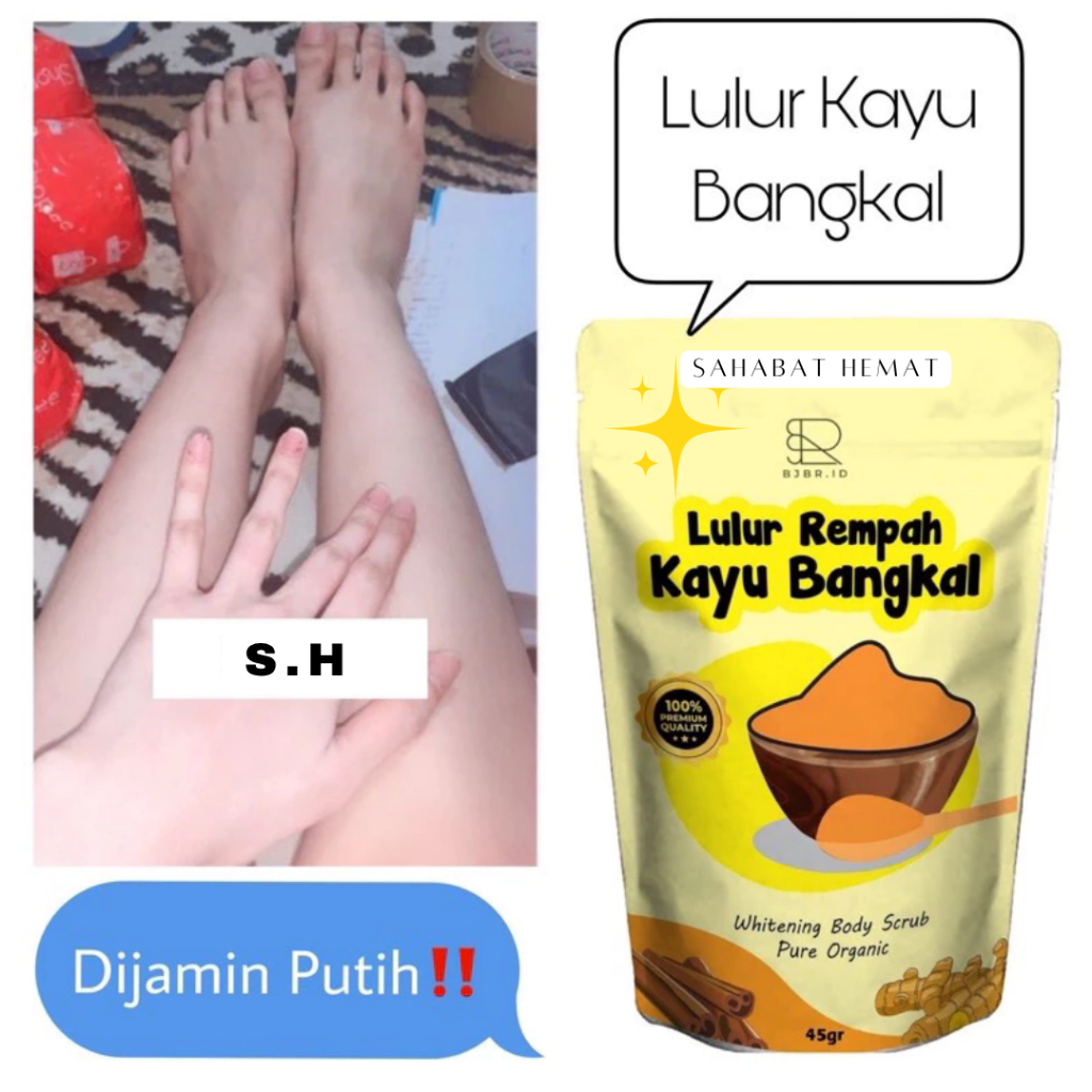 LULUR REMPAH KAYU BANGKAL LULUR BANGKAL PEMUTIH BADAN 10 GRAM