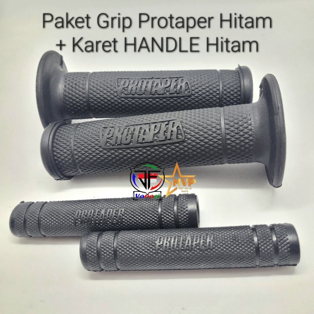 Grip Protaper Motor Paket Grip Motor Empuk dan Karet Handle Hitam Universal untuk Semua Motor Empuk 