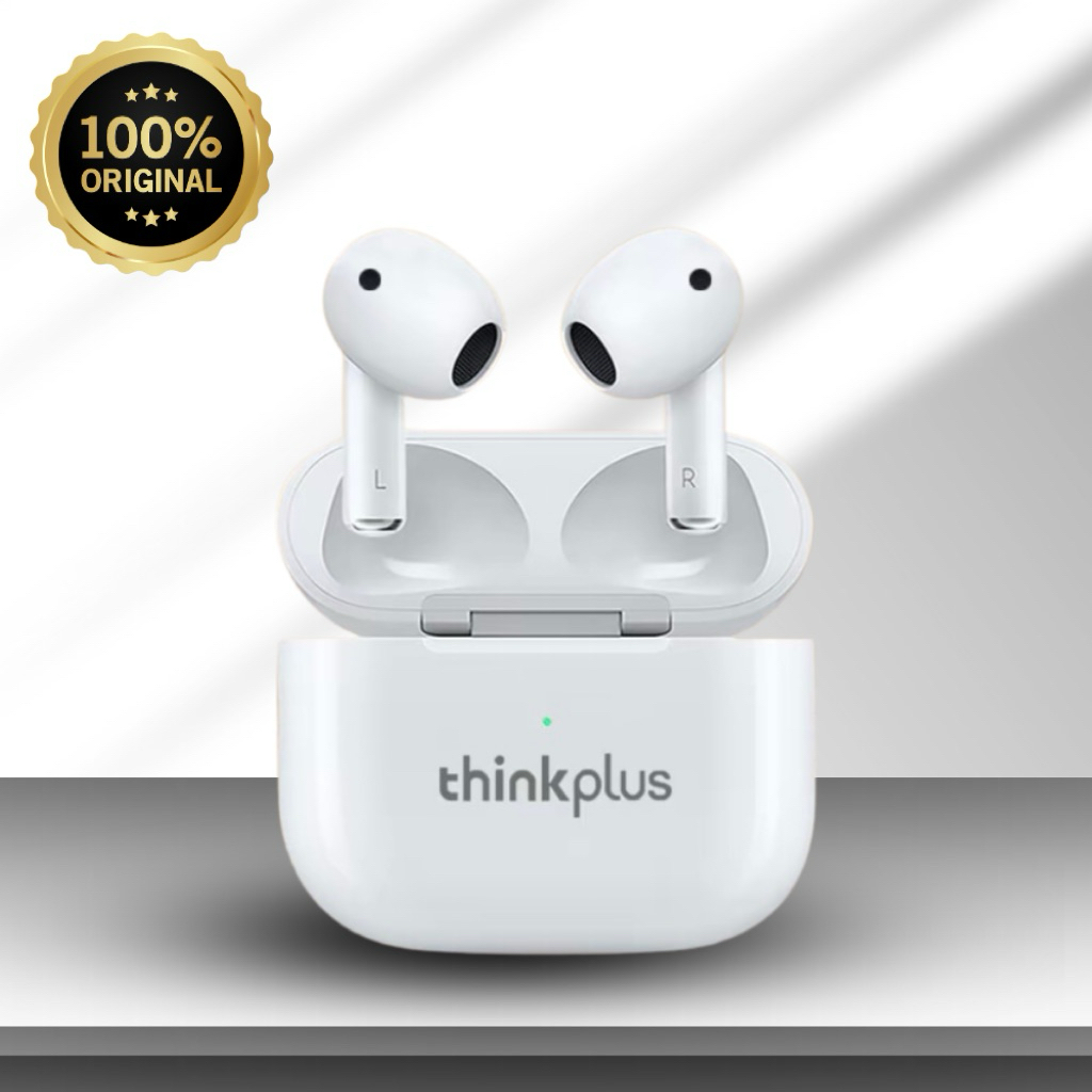 Lenovo Thinkplus Headset Bluetooth Nirkabel  Original TWS Earphone Nirkabel Pengurangan Kebising