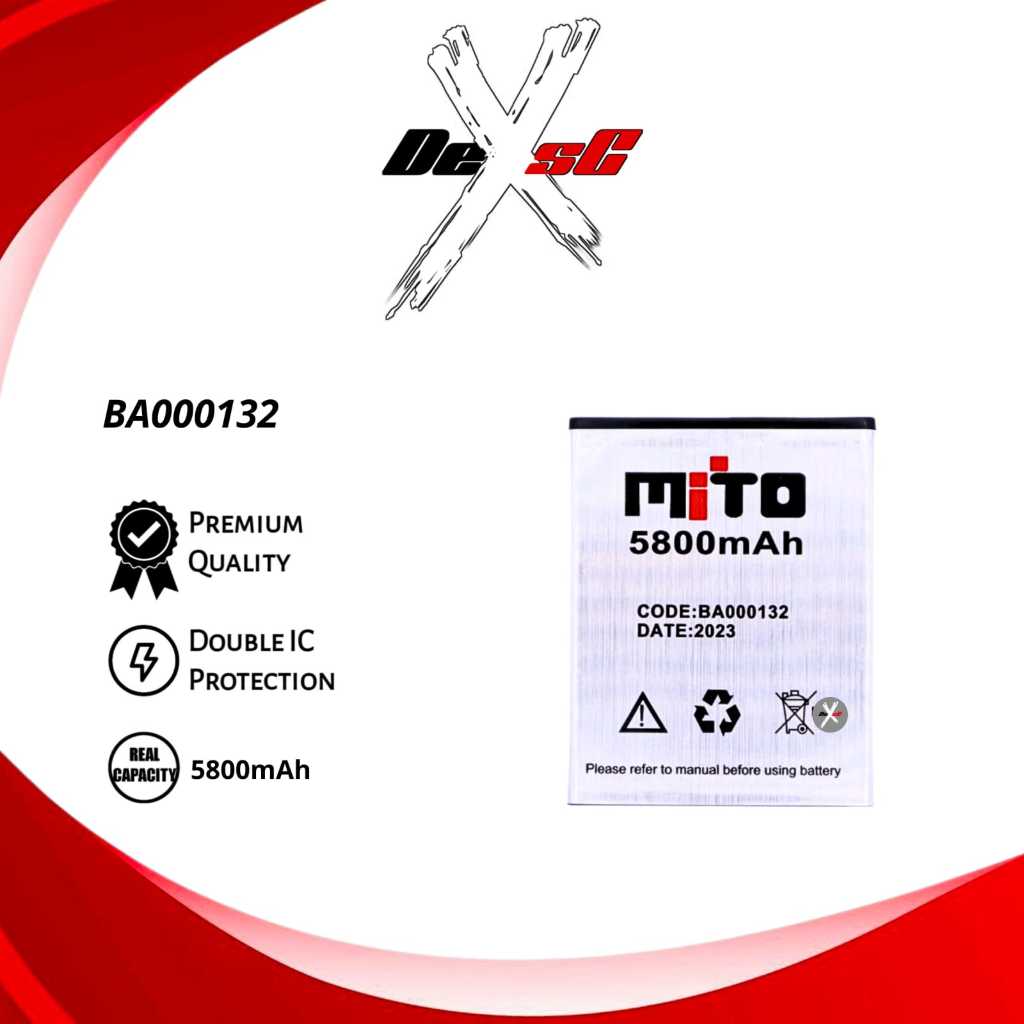 Baterai BA000132 Mito A880 | A990 Batre Batrai Battery Handphone Mito A880 | A990