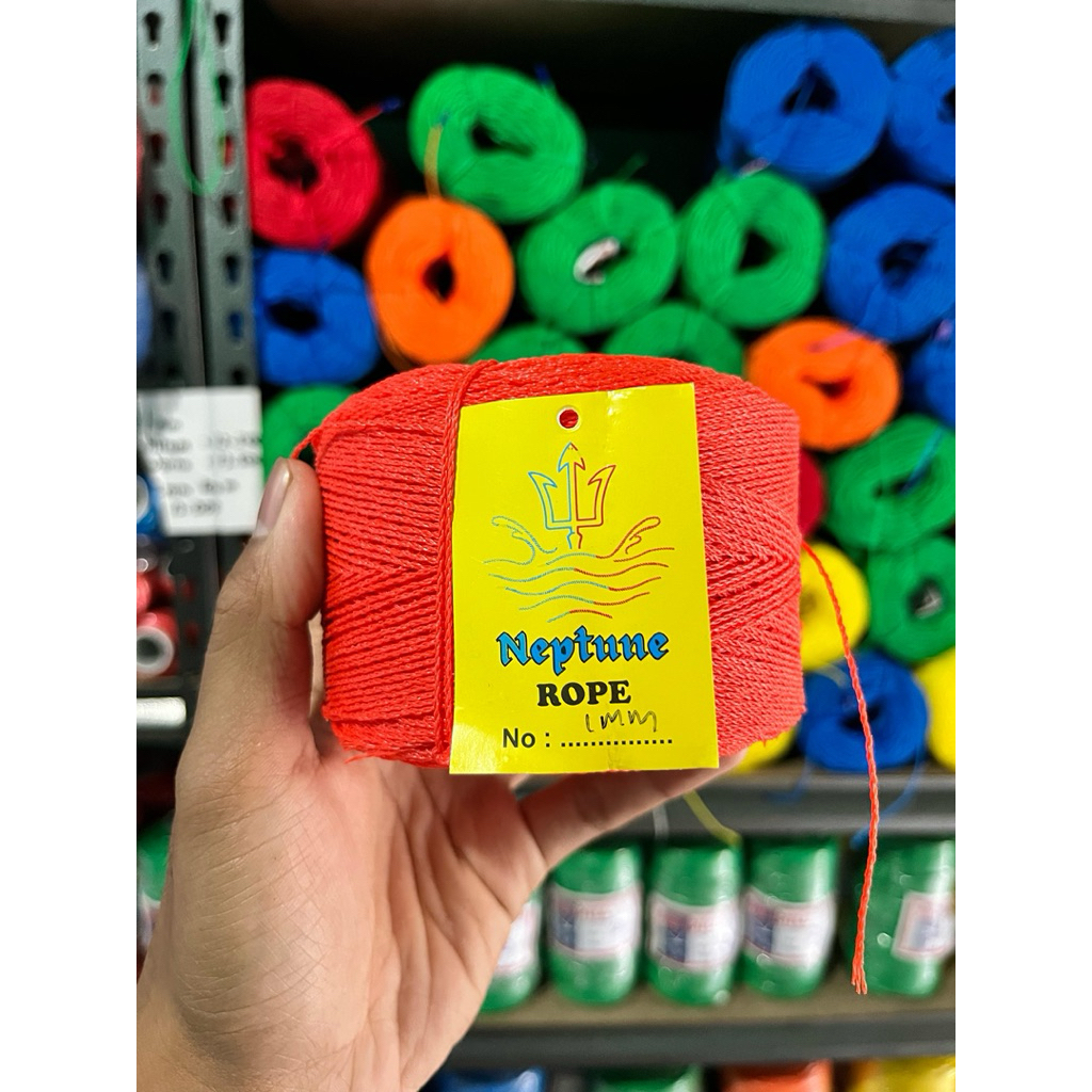 

Tambang 1mm 200 meter Oren Neptune Rope / Tambang Kecil 1 mili - Tali Karamba / Tali Layangan
