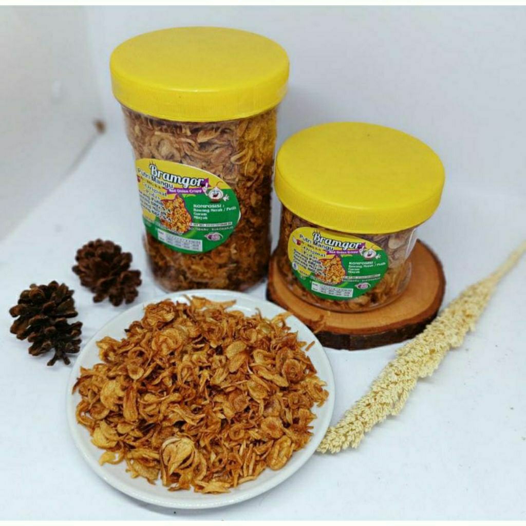 

PAKET HEMAT BAWANG Merah GORENG ORIGINAL 150 gram | Murni tanpa tepung ORIGINAL
