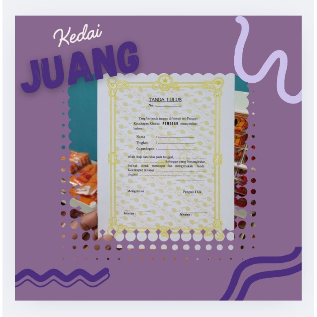 

Sertifikat TKK Penegak