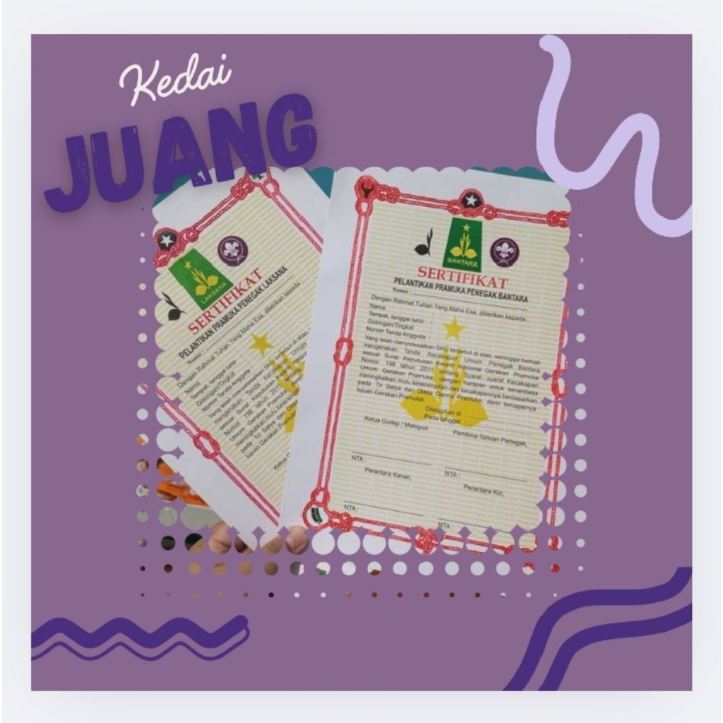 Sertifikat TKU Penegak Bantara/Laksana