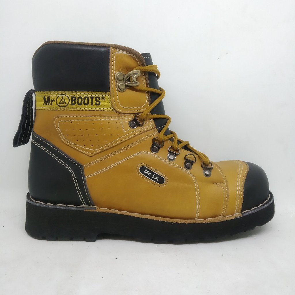 Sepatu pria Safety boots kulit asli Boots Series original Leather Size 39-43 - TokoShoesBandung