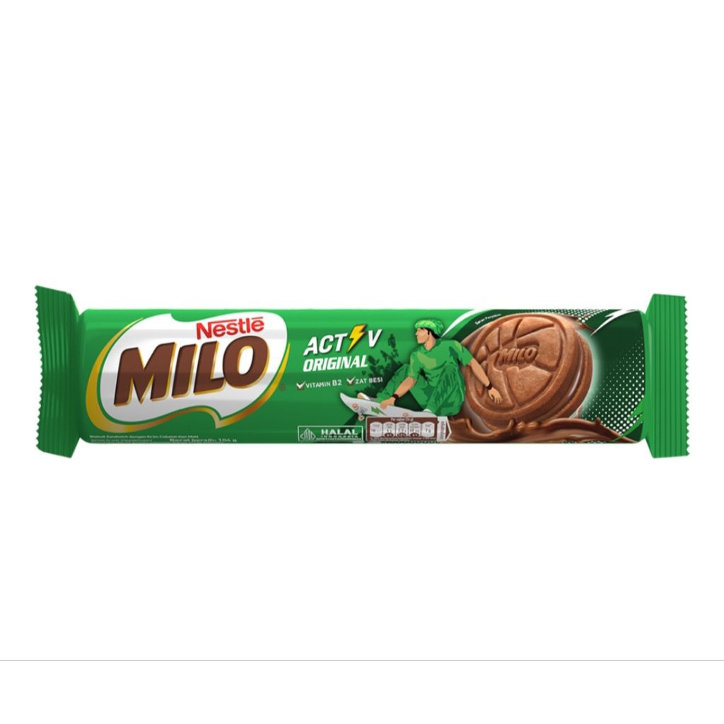 

SNACK - Milo Activ Biskuit Rasa Original dan Susu 104g
