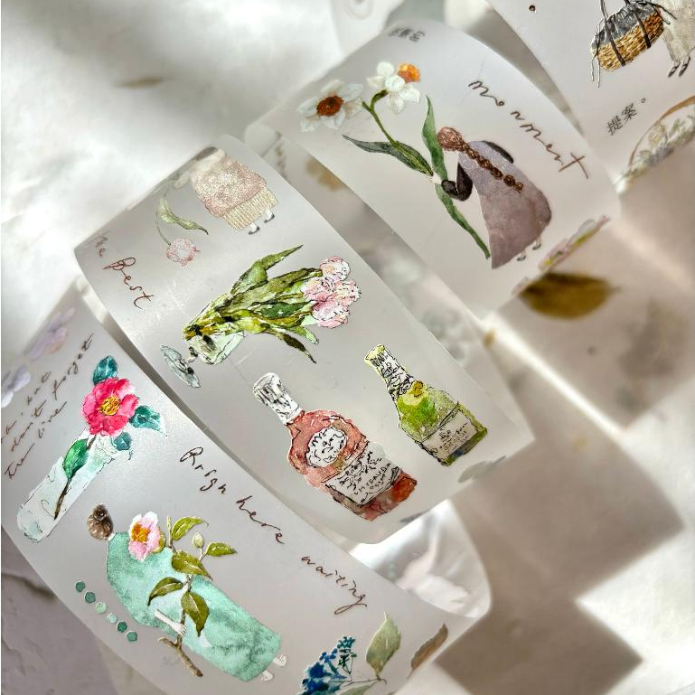 

Pion - mini girl #01 & mini girl #02 - Matte PET Tape (FULL ROLL)