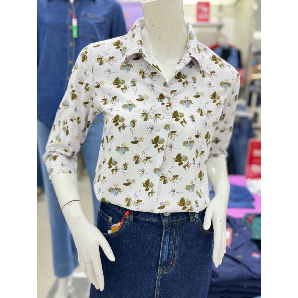 Kemeja motif bunga terbaru merk AKO