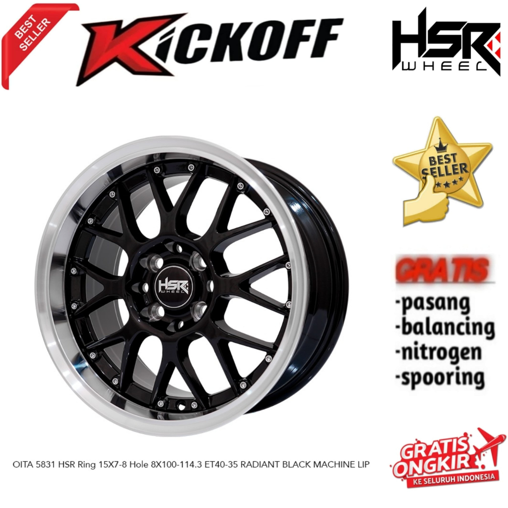 HSR WHEEL ORIGINAL CELONG RING 15 BISA BUAT BRIO AGYA YARIS SIGRA DLL