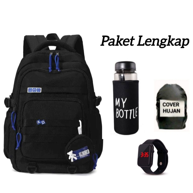 Tas kekinian buat sekolah / Tas ransel aesthetic sekolah / Tas ransel sekolah perempuan sd smp kuali