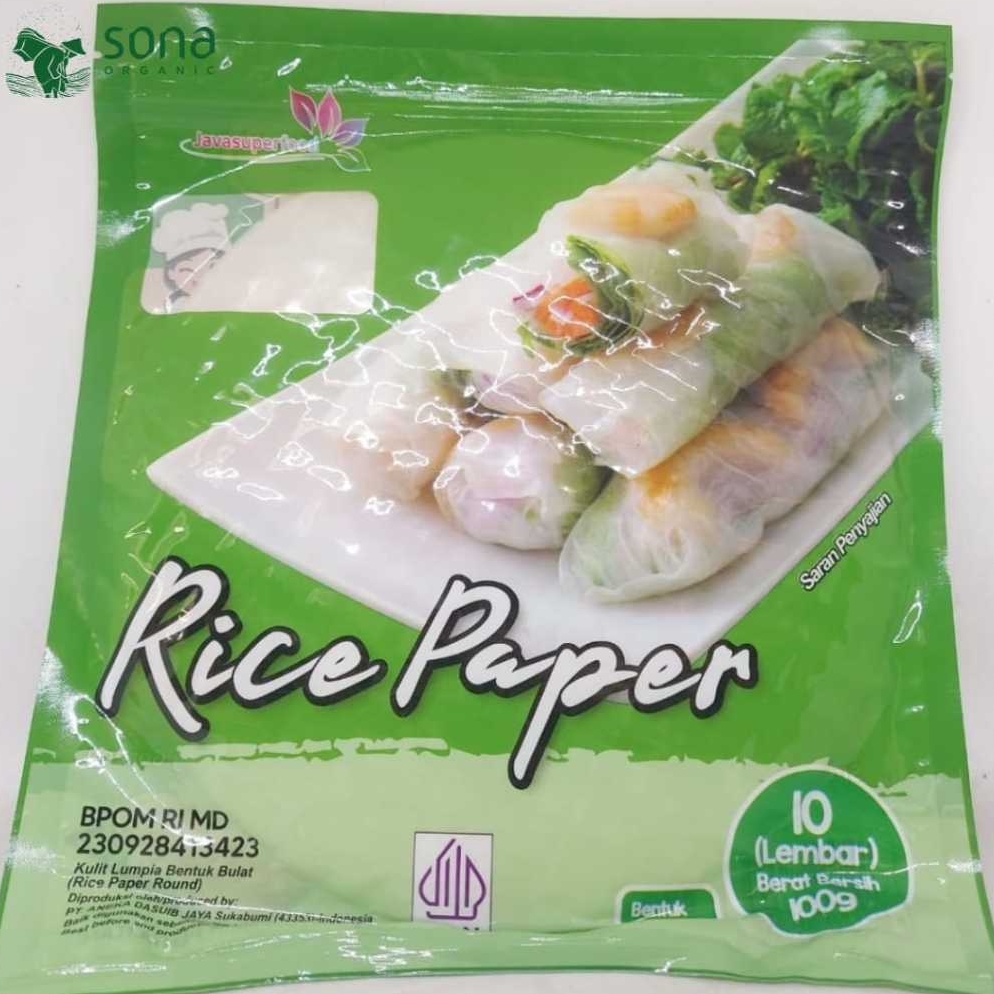 

Terjangkau Kulit Lumpia Vietnam Rice Paper Bulat 1g Java Super food