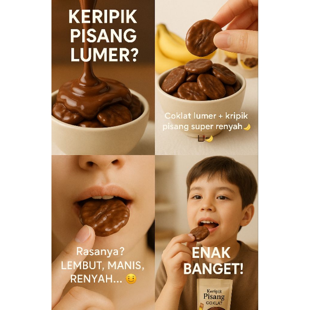 

pisang lumer coklat 100 gram 500 mili