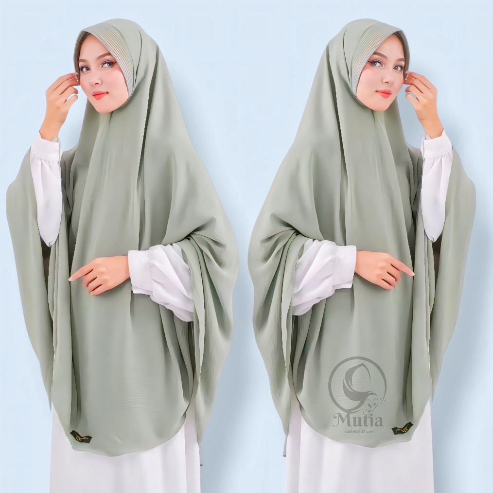 KODE E7C Hijab bergo jumbo crinkle airflow premium pet ukuran XXXLXLJilbab bergo jumbo crinkle airfl