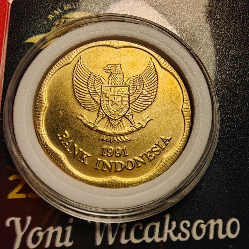 koin kuno 500 rupiah 1991 1992  gambar melati besar di jamin asli