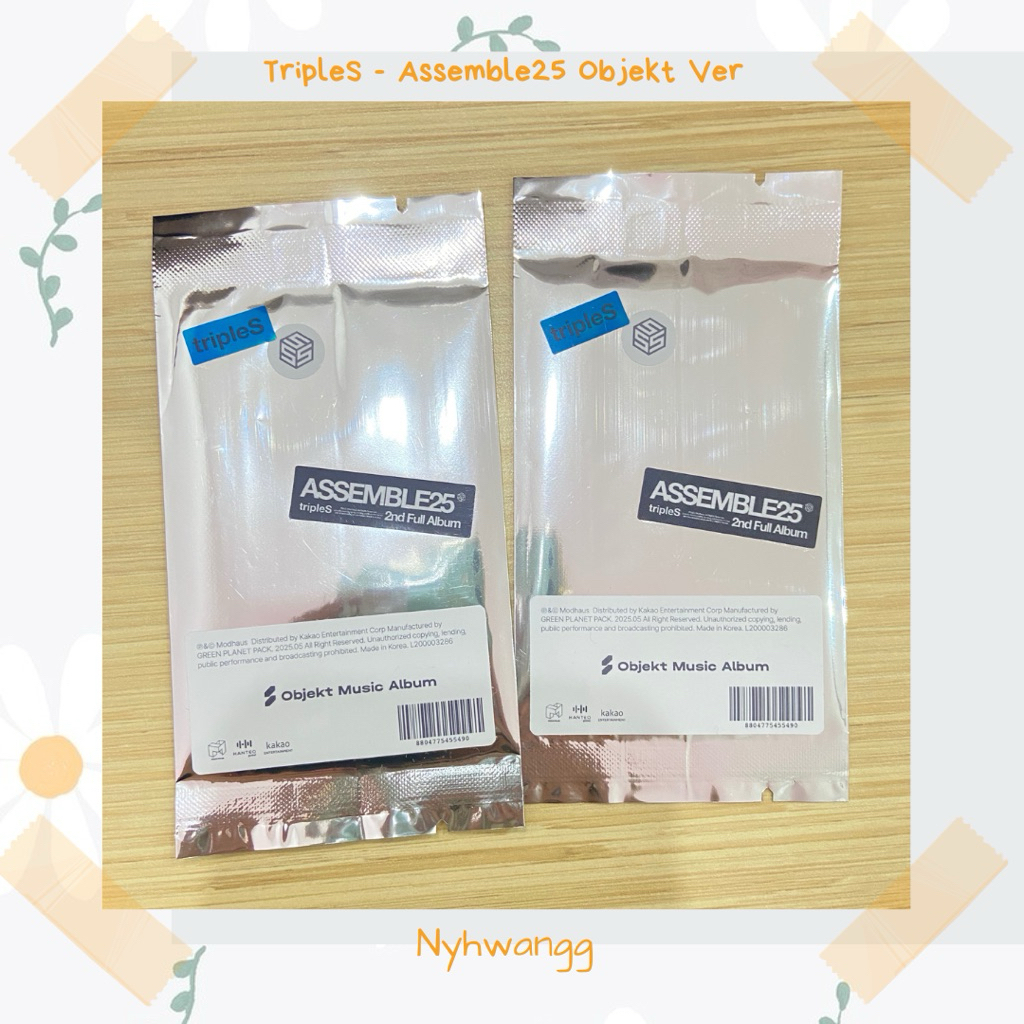 TRIPLES - ASSEMBLE25 OBJEKT MUSIC ALBUM [READY STOCK]