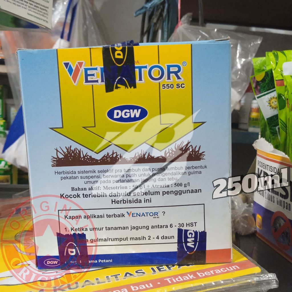 Paket VENATOR 550 SC 250ml Herbisida Sistemik Selektif Gulma Jagung