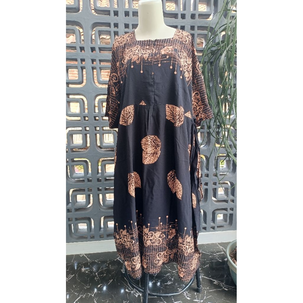 DASTER JUMBO LD 160#DASTER NENEK LONGGAR NYAMAN DI PAKAI ADEM