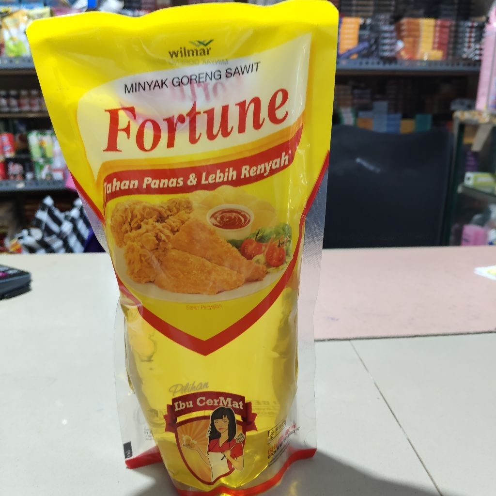 

Fortune minyak goreng 800 ml, 1 liter, 1800 ml