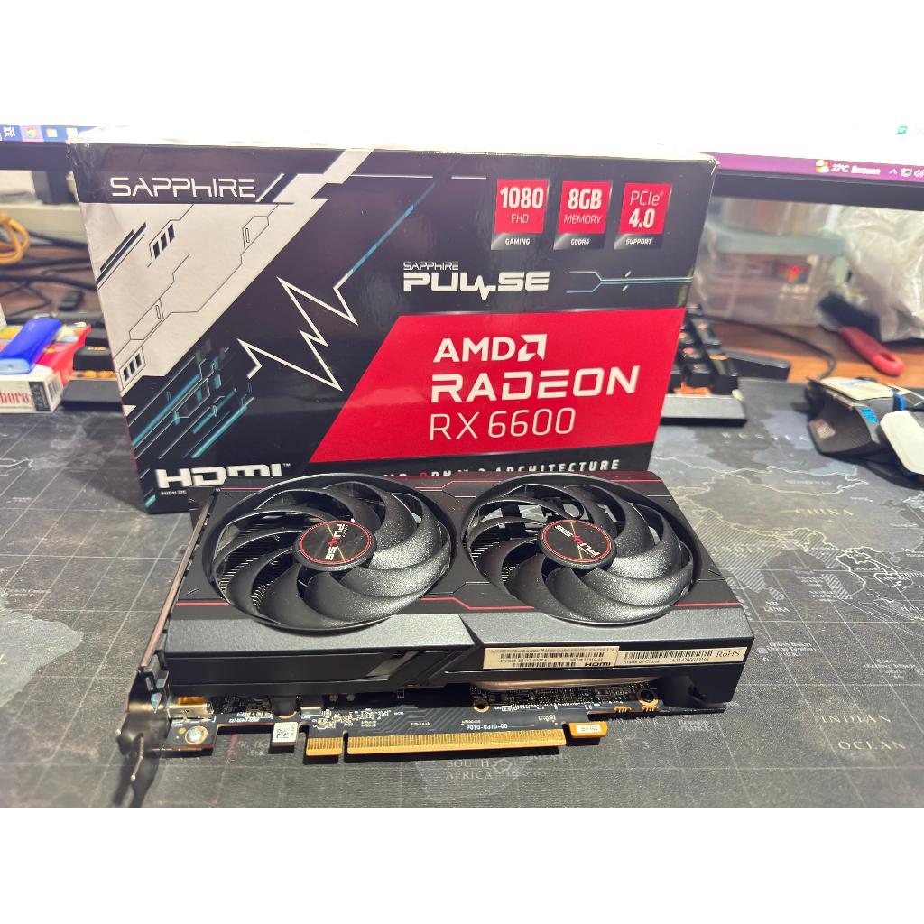 Sapphire Pulse SE AMD Radeon RX 6600 GAMING RAM 1080 FHD 8GB / VGA RX6600 AMD SAPPHIRE / RX6600 8GB 