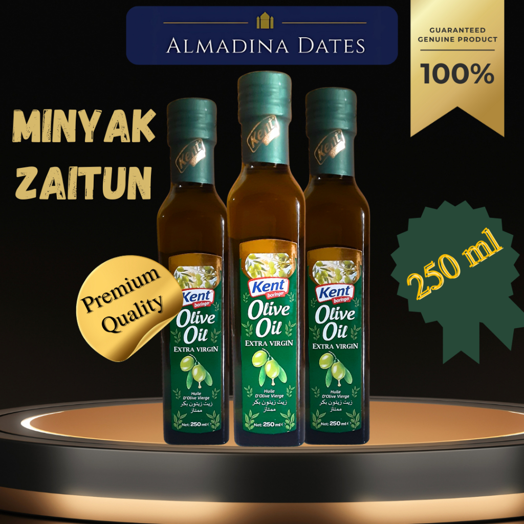 

Minyak Zaitun Kent Extra Virgin Olive Oil 250ml