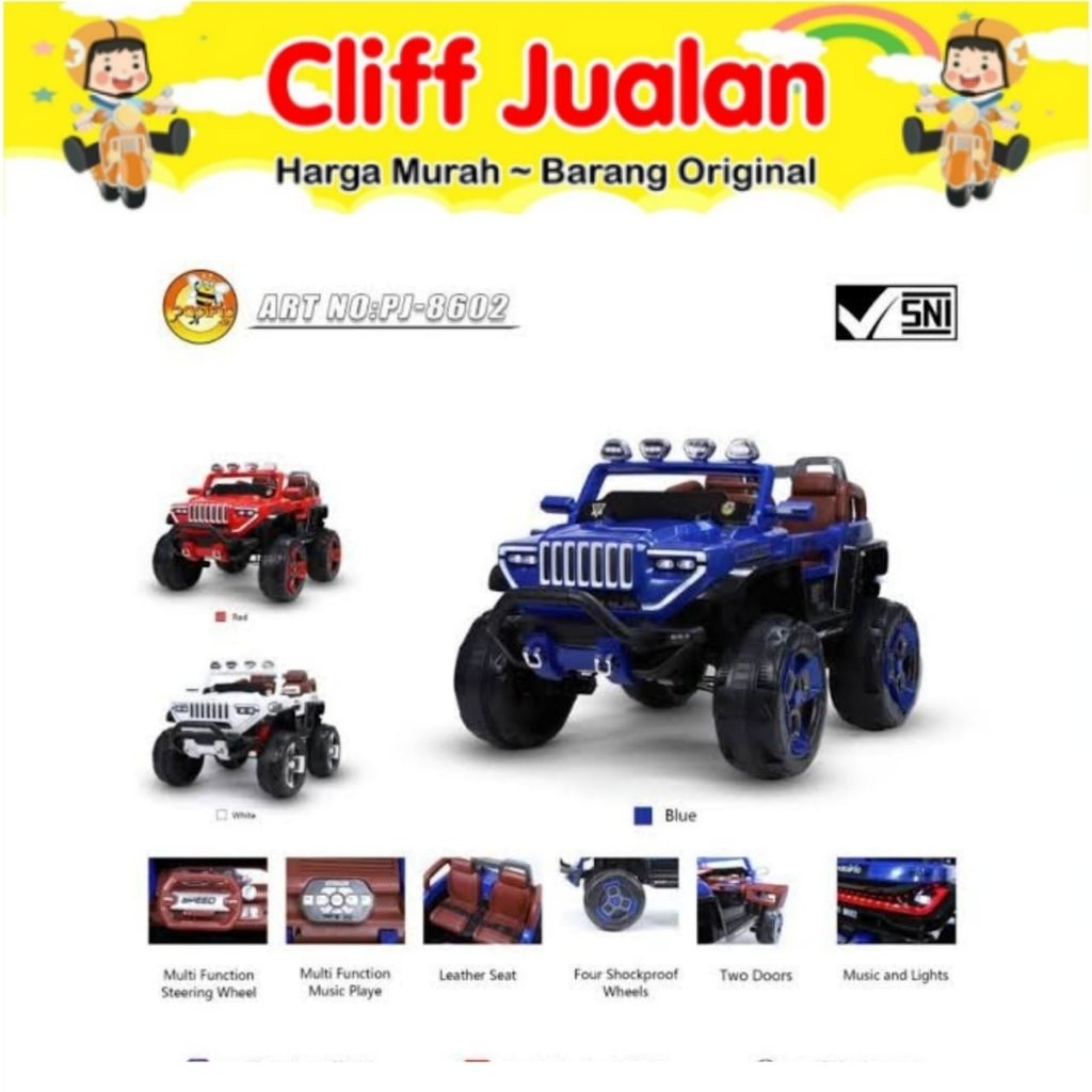CLIFF JUALAN MOBIL AKI PACIFIC PJ 8602
