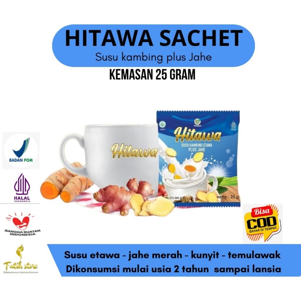 

(AGEN BARIKLANA) HITAWA SACHET // SUSU KAMBING ETAWA PLUS JAHE HITAWA // SUSU UNTUK NYERI SENDI DAN TULANG // SUSU SOLUSI TULANG SEHAT // ORIGINAL DARI BARIKLANA