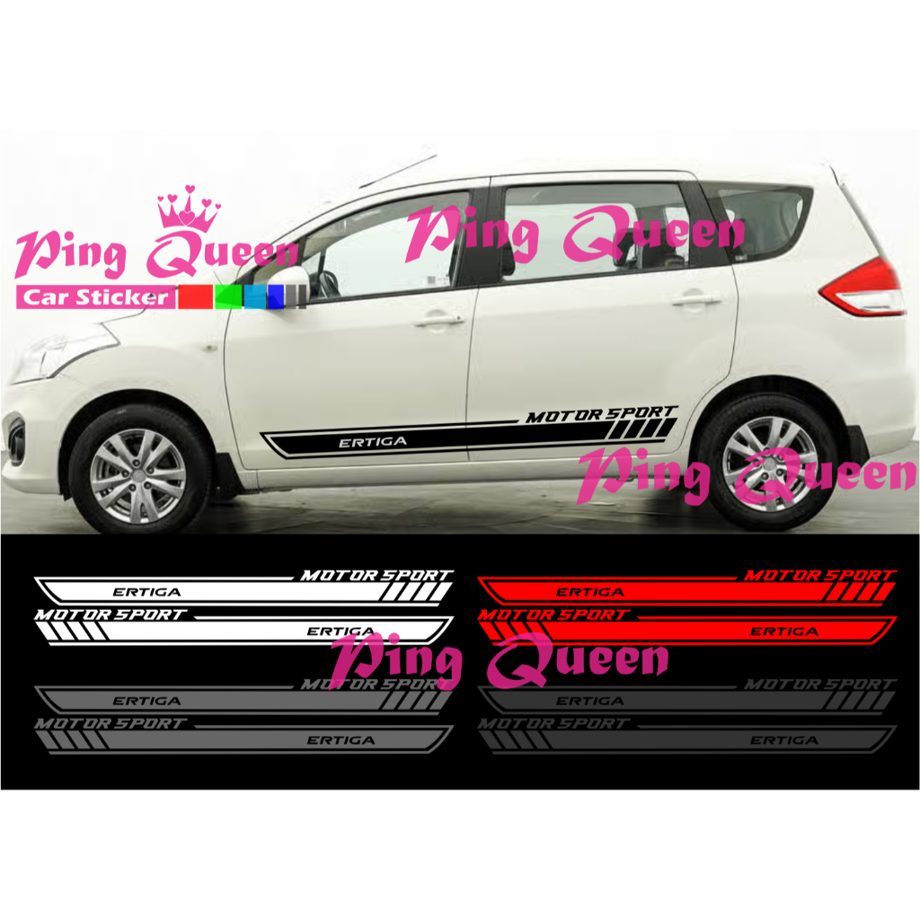 Sticker stiker mobil ertiga cutting sticker mobil proton ertiga sticker mobil terbaru