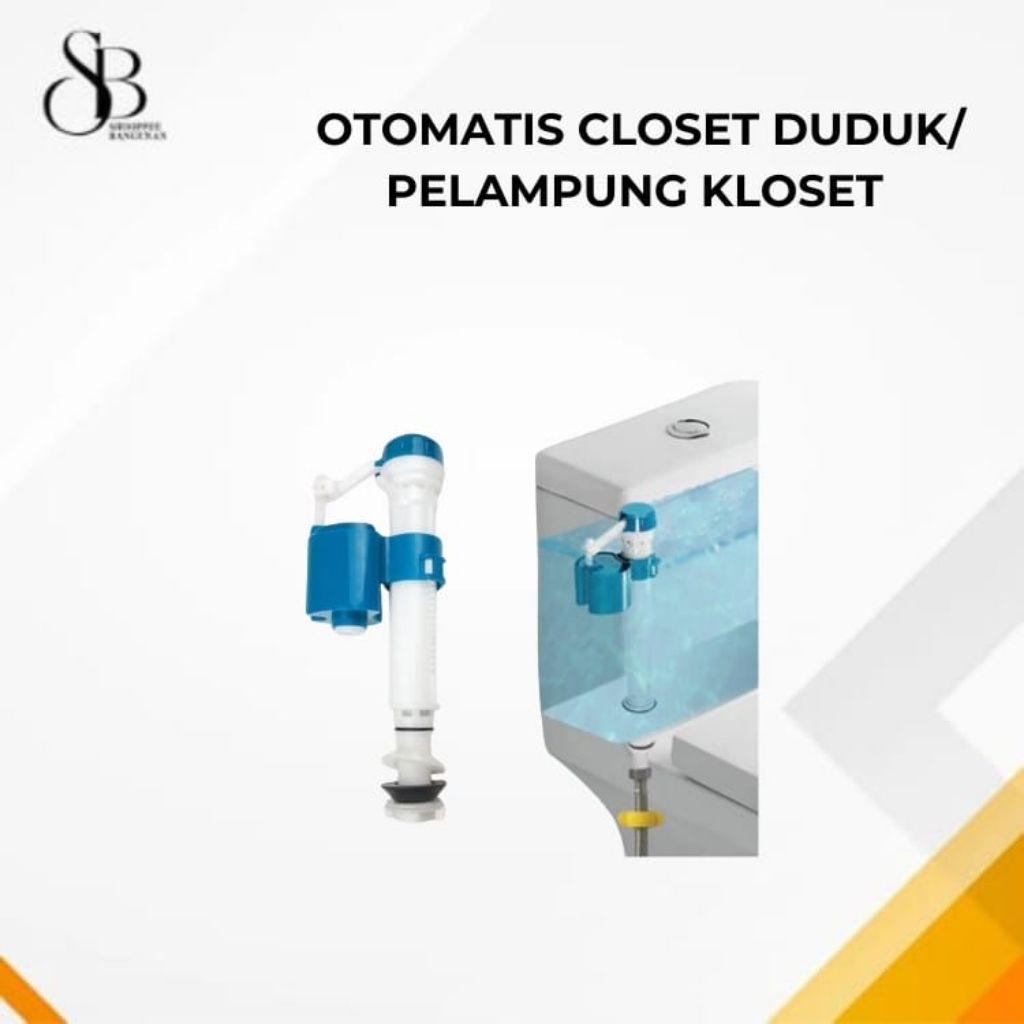 Otomatis closet duduk/Pelampung Closet
