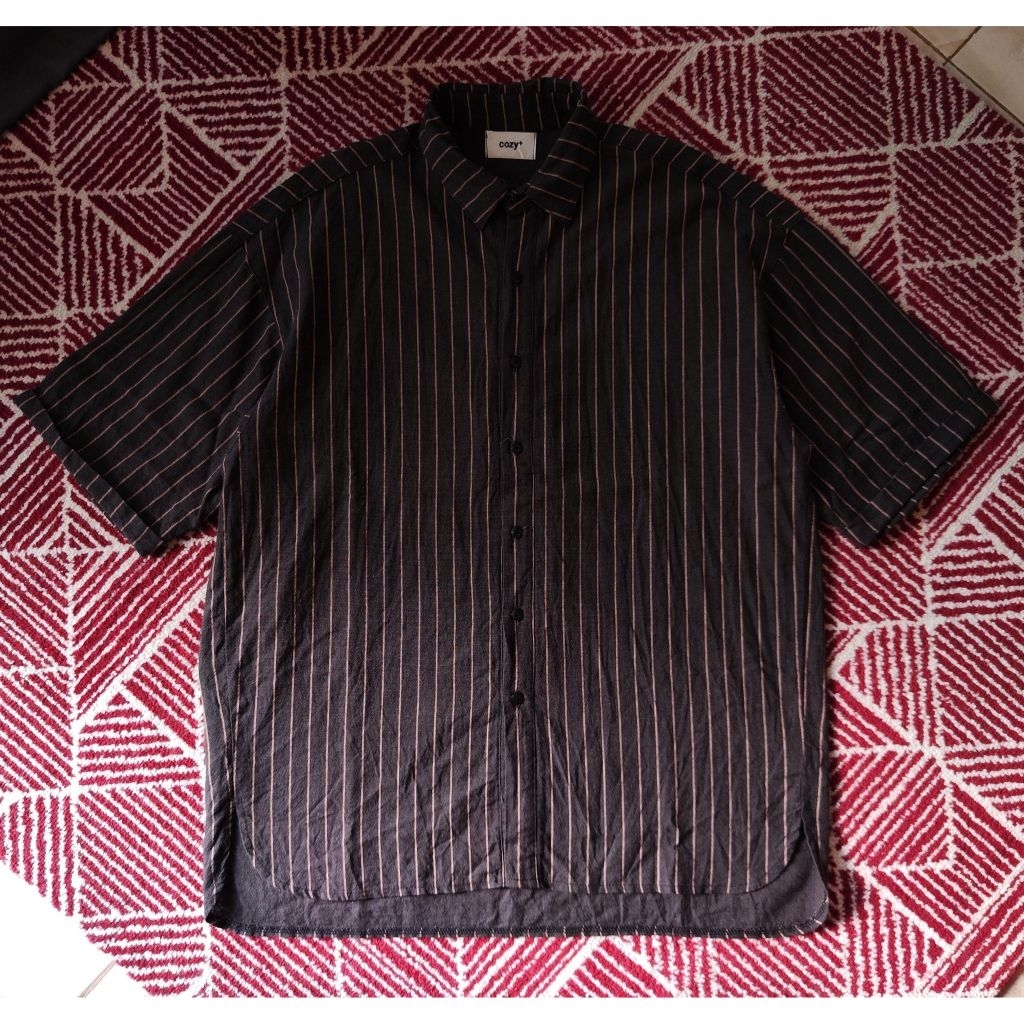 Kemeja Shirt Baju Cozy Plus Bahan Katun Adem Brown Outer Outerwear Skena Vintage Rugged Wabash