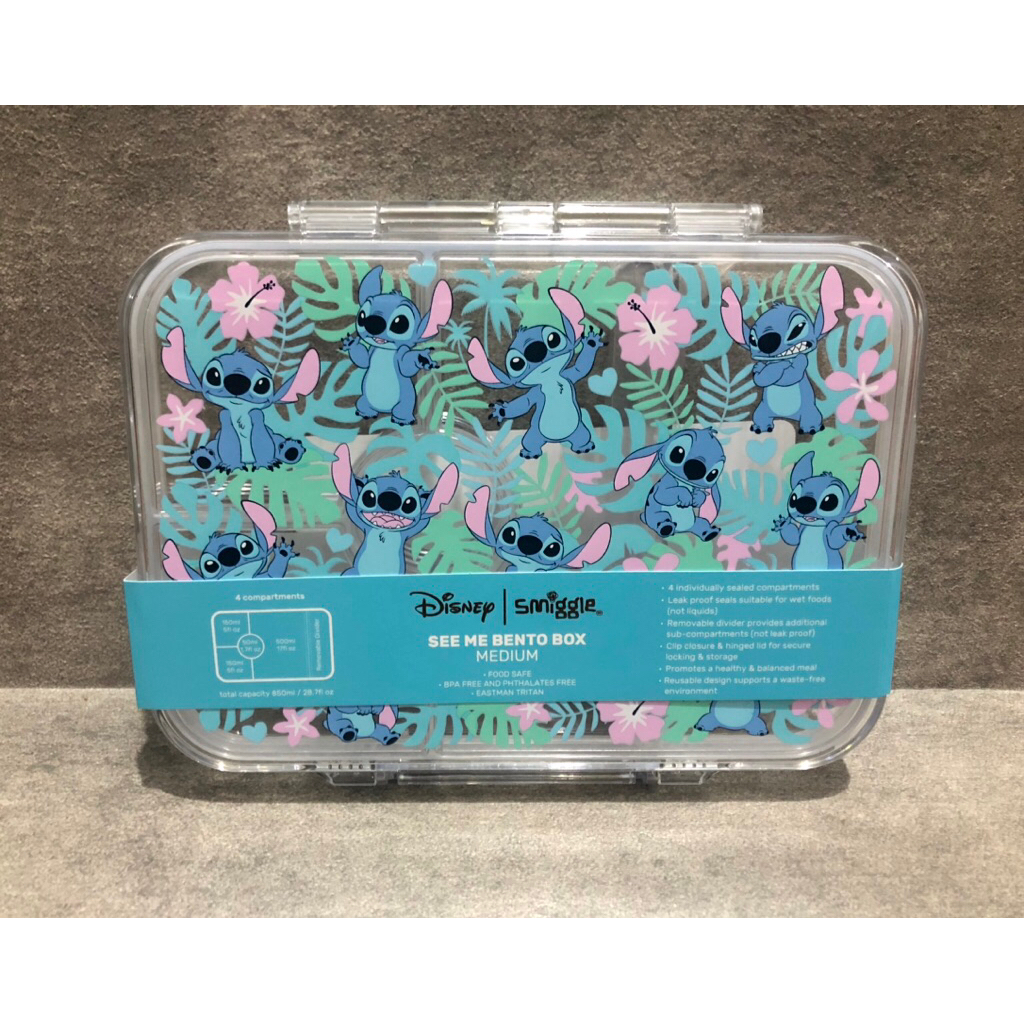 Smiggle Original Lilo Stich Bento