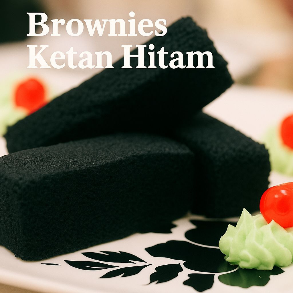 

Brownies ketan hitam FIKA CAKES