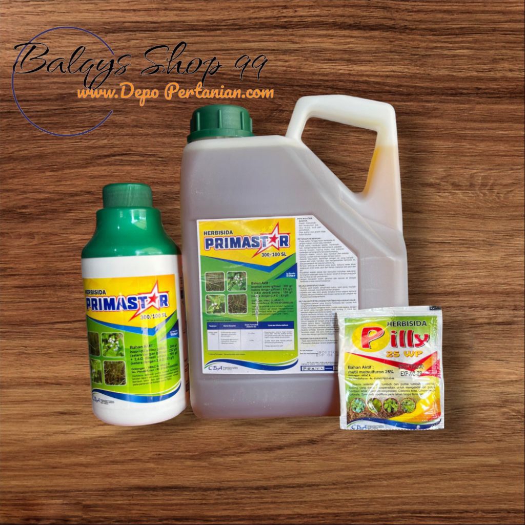 PRIMASTAR 300/100 SL Herbisida Rumput daun sempit dan daun lebar