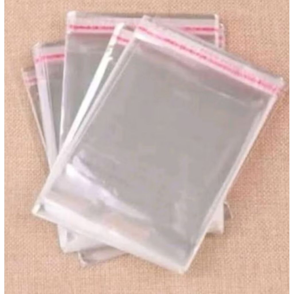 

Opp Plastik Tebal isi -+ 100 Lembar / Plastik Opp Lem Seal