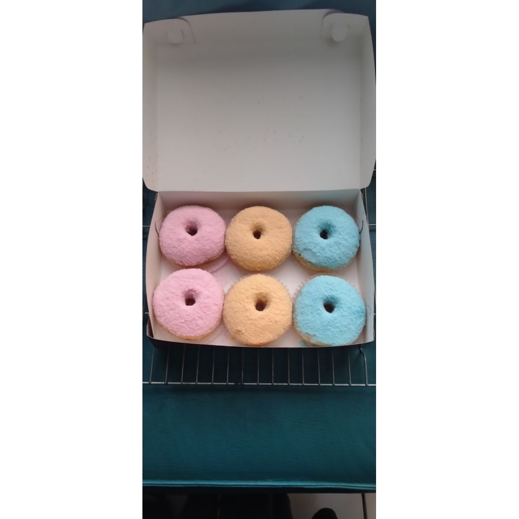 

donat (kentang) dusting aneka rasa