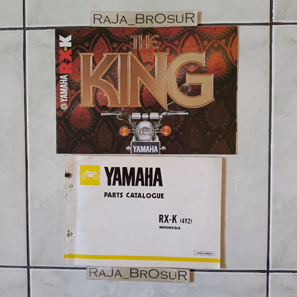Buku Parts Catalogue Parts Catalog Katalog Manual Book + Poster brosur katalog Yamaha RXK RX K 4Y2 1