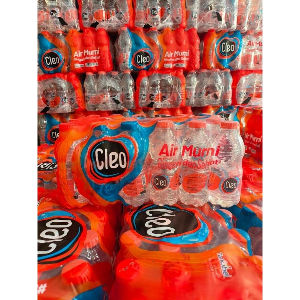 

Cleo botol kecil 220ml isi 24 botol ( 1 krat )