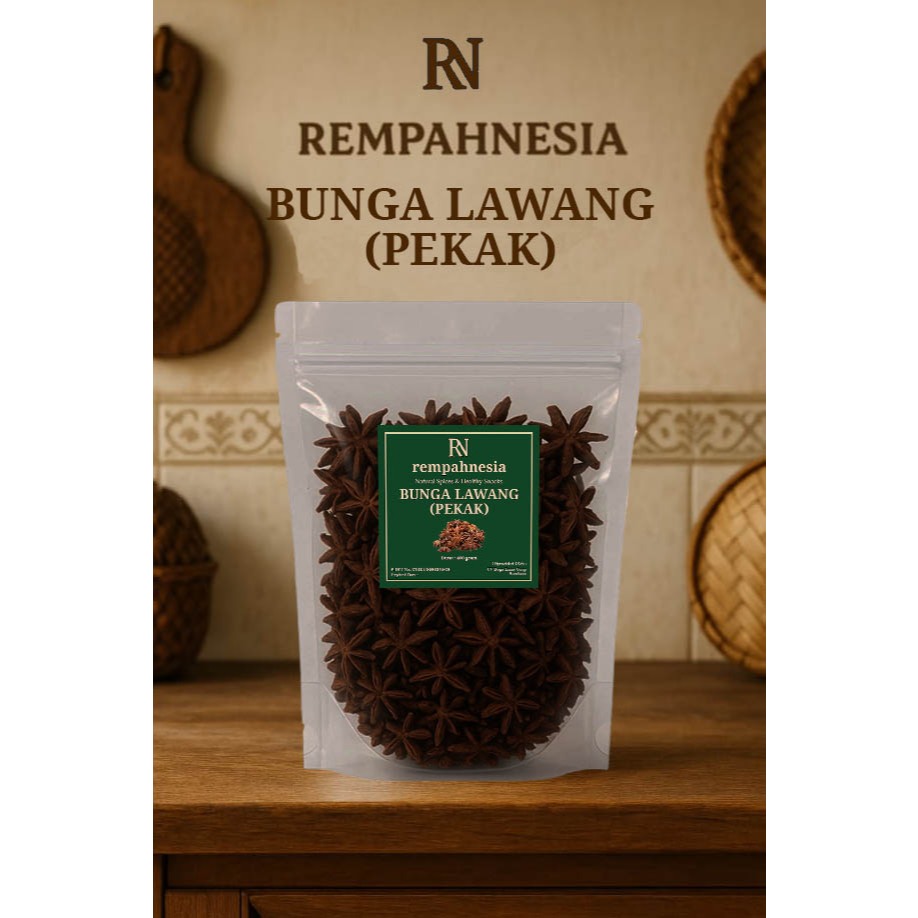 

BUNGA LAWANG / PEKAK / STAR ANISE PREMIUM