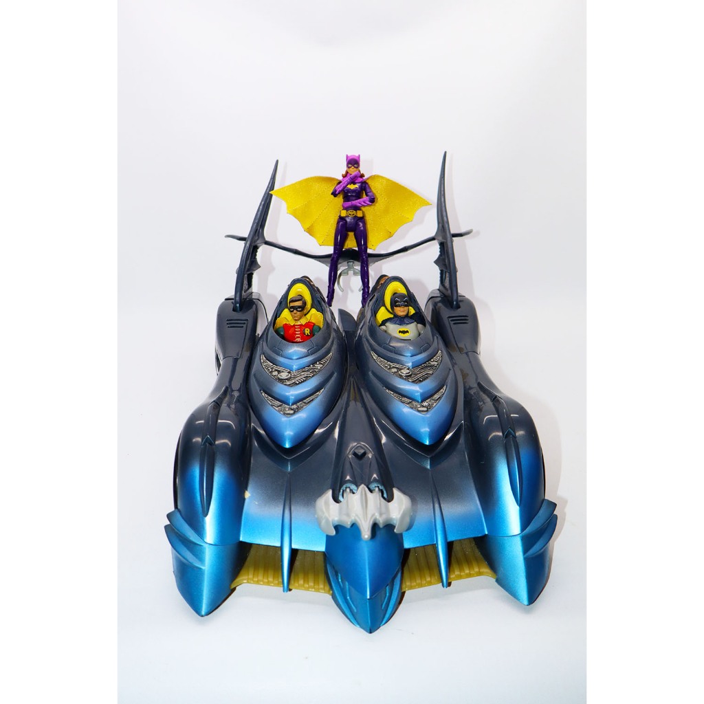 Mattel DC66 Batmobile Batman Robin Batgirl Set