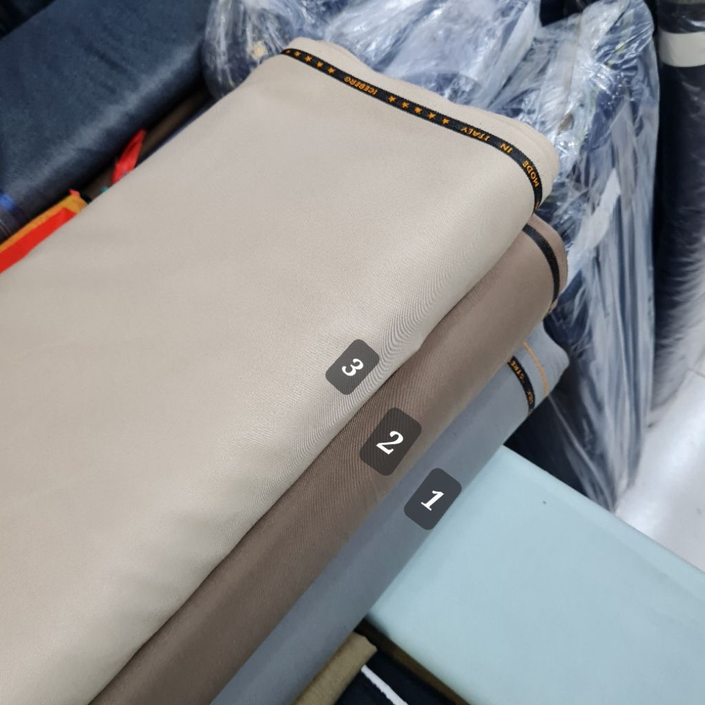 Kain semi wool stretch /kain celana semi wool per 25 Cm