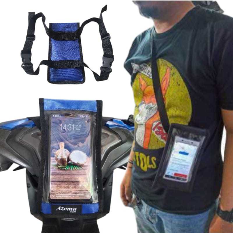 Holder Hp Motor Waterproof Tas Ojol Anti Air Touchscreen / Tas Hp Motor ojol