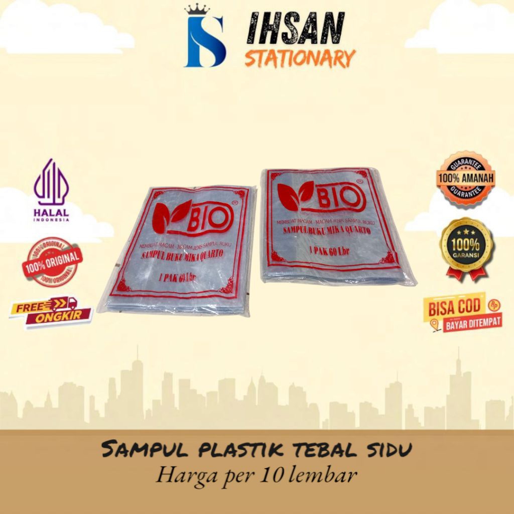 

Sampul Plastik Tebal Buku Sidu Isi 10 Lembar