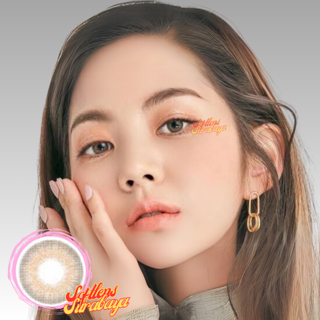 Softlens Kitty Kawaii Mini Fifi Brown - Soflens Instant Surabaya