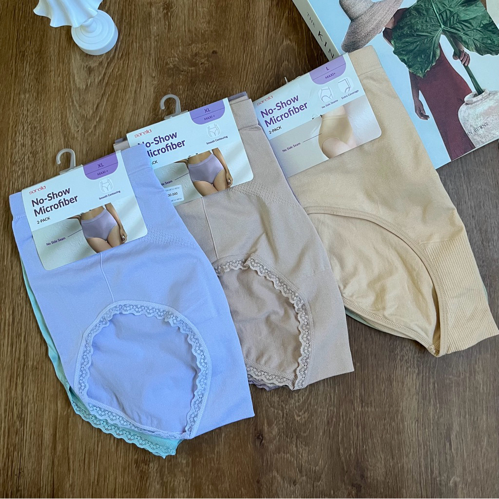 SORELLA PANTY JUMBO MAXI ISI 2pcs CELANA DALAM WANITA MAXI SIZE XL XXL / 2XL / 3XL PANTY PACK