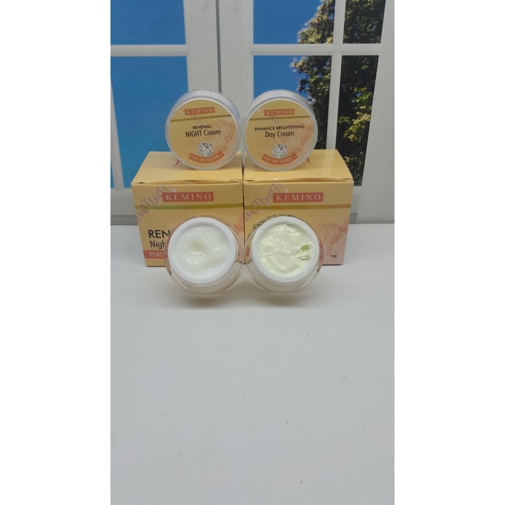 Paket Cream Kemino Siang Dan Malam 2in1 Original Bpom